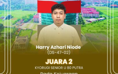 JUARA 2 KYORUGI SENIOR U 80 PUTRA