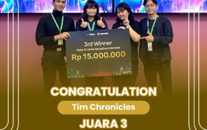 Tim Chronicles meraih Juara 3 Meta AI Llama Hackathon Indonesia