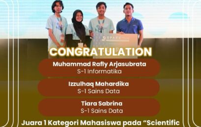 Tim Cortex-Lab Al berhasil meraih Juara 1 Kategori Mahasiswa